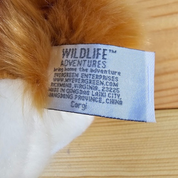 Wildlife Adventures Corgi Dog Plush 2017 Evergreen Stuffed Animal Toy - Picture 6 of 10